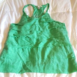 Green Trinity Racer Back Tank Top